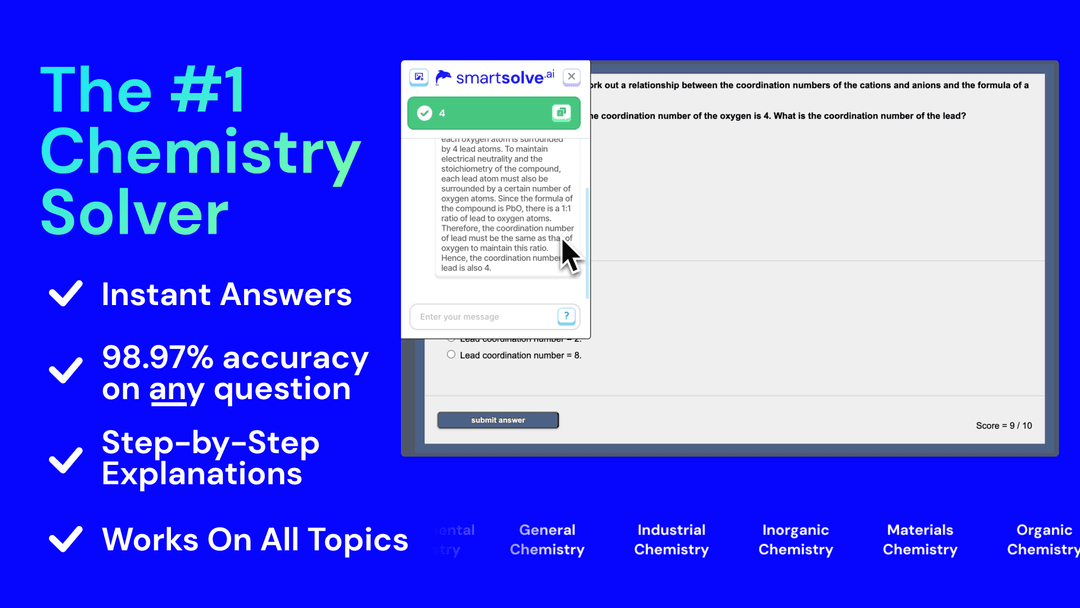 Chemistry solver ai science question solver