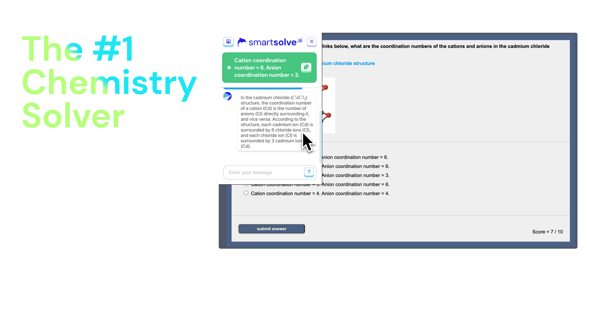 Chemistry Solver AI Demo Video Example